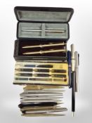A Parker Slimfold fountain pen with 14ct gold nib,