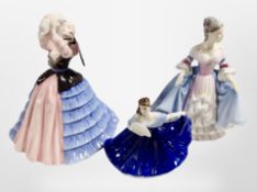Two Royal Doulton Pretty Ladies figures, 'Susan' and 'Southern Belle', both boxed,