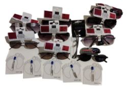 A collection of Foster Grant sunglasses, further F&F sunglasses and reading glasses,