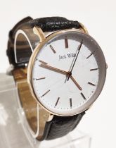 A Jack Wills gold-plated watch and strap, with fitted battery.