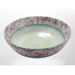 A Shelley Maytime bowl, diameter 21.5cm.