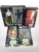 A Kenner Star Wars Han Solo Prisoner box set and three further Star Wars toys
