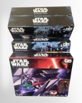 Three Star Wars Rogue One Nerf Disney Hasbro Models : 2 x Rebel U-Wing Fighter & Tie Striker,