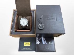 Breitling - A gent's stainless steel 'Emergency' chronograph wristwatch, circa 2006,
