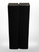 A pair of Mordaunt-Short floor standing speakers,