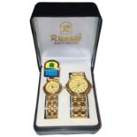 A Ricardo Gent's and Lady's watch set