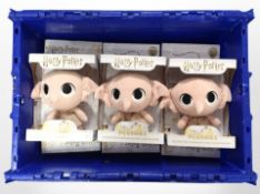 A box of Funko Harry Potter Dobby the House Elf plushies.