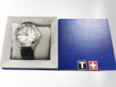 A gent's stainless steel Tissot quartz wristwatch,