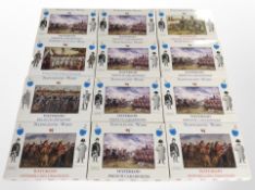 Twelve A Call to Arms Napoleonic War military figurine sets.