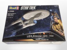 A Revell 1:500 scale Star Trek USS Enterprise modelling kit.