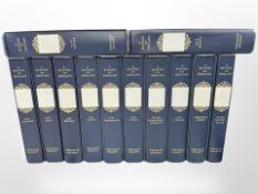 A group of 12 Folio Society volumes, A History of England, in slip covers.