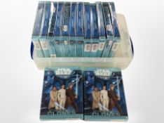 A group of trading cards : Star Wars Attack of the Clones.