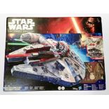 A Hasbro Star Wars: The Force Awakens Millennium Falcon model, boxed.
