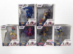 Six Zoteki X-Men/ Avengers figurines, boxed.