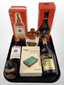 Three novelty radios in the form of bottles of alcohol, a further snooker table example, etc.
