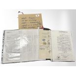 An interesting collection of WWII era Prisoner of War discharge papers,