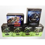 Four Eaglemoss Hero Collector Alien franchise figurines, boxed,