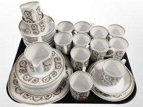 39 pieces of Suzie Cooper Venetia tea china.