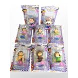 Eight Nickelodeon Dora the Explorer figures, boxed.