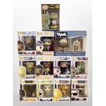 12 Funko figures, boxed.