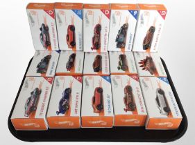 15 Mattel Hot Wheels models, boxed.