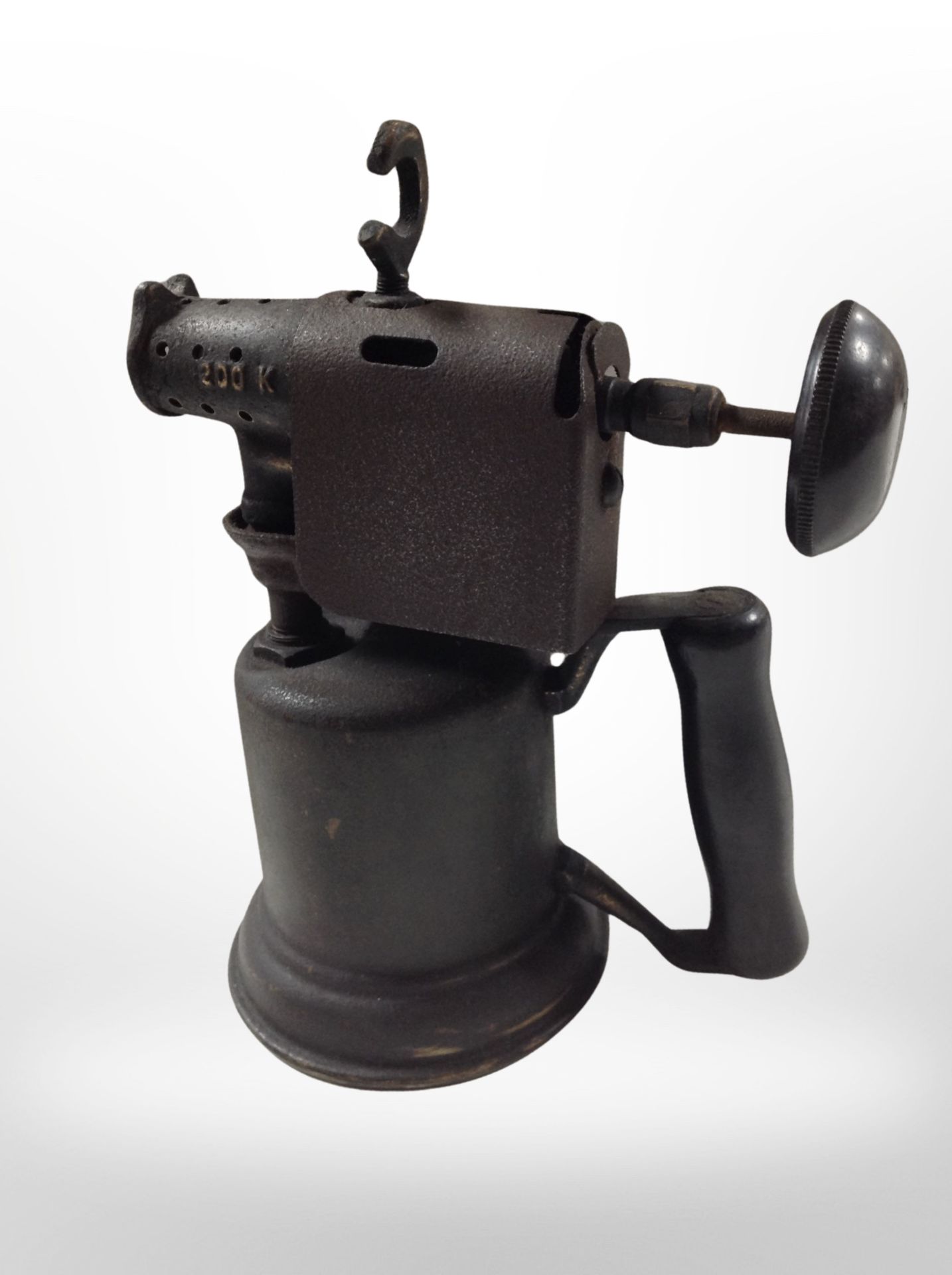 An antique blow lamp stamped Butler.