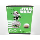 A Hasbro Disney Star Wars D-O Interactive Bluetooth Droid, boxed.