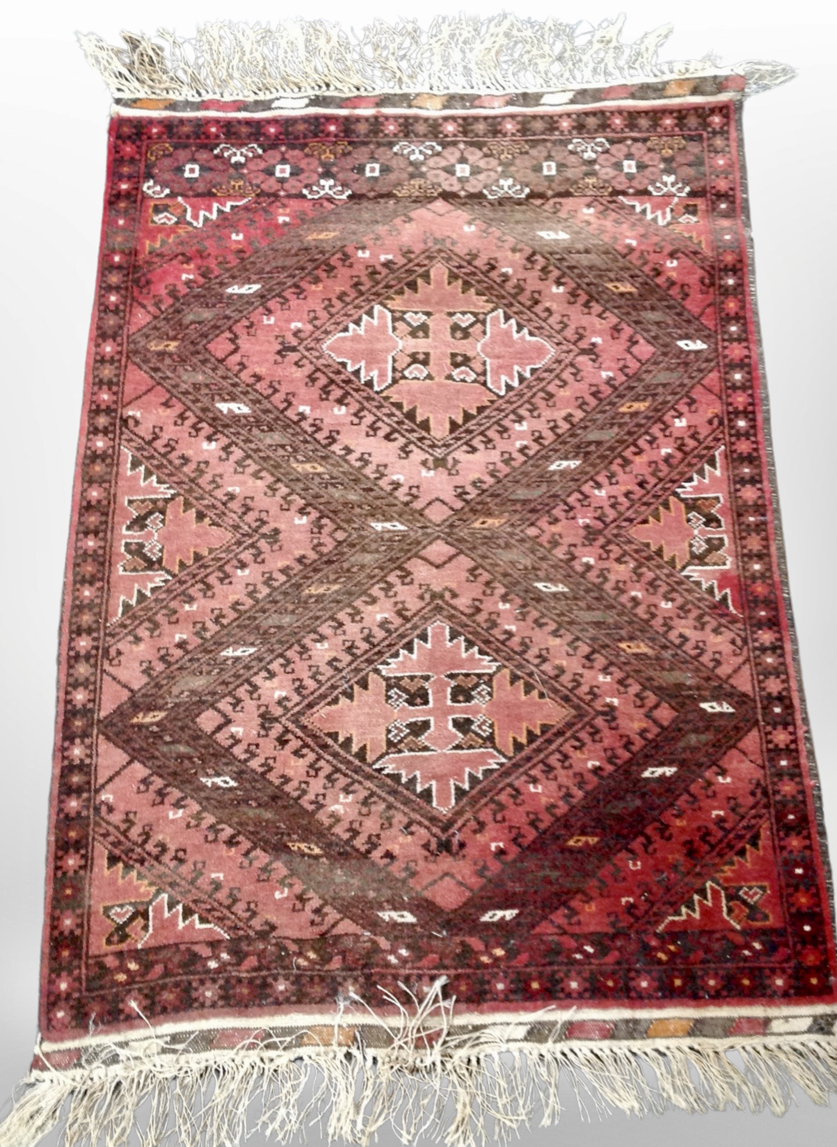 A Bokhara rug, Afghanistan, 140cm x 82cm.