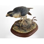 A Border Fine Arts sparrowhawk and prey figure,