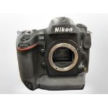 A Nikon D4 FX DSLR camera body, serial number 2070530, no battery, no charger,