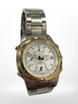 A Gent's stainless steel Seiko chronograph wristwatch,