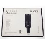 An AKG by Harman C2000 condenser microphone.