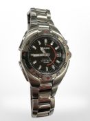 A Gent's stainless steel Pulsar wristwatch,