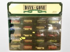 A montage of Days Gone diecast buses.