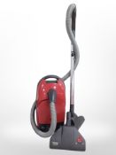 A Miele vacuum cleaner.