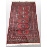 A Turkoman rug, Afghanistan, 167cm x 95cm.