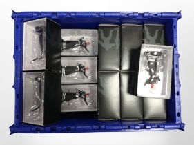 A box of Eaglemoss Marvel Red Skull figurines from Captain America: The First Avenger.