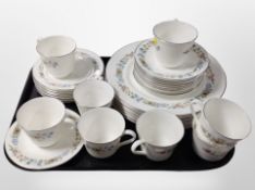 Thirty three pieces of Royal Doulton Pastorale tea and dinner china