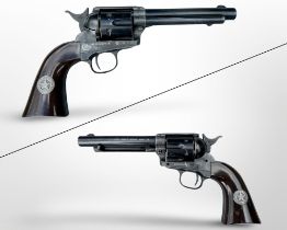 A Umarex Colt Single Action Army six-shot BB revolver, numbered 943 of 1000, with US Marshal grip,