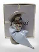 A Lladro figure - Fragrant Bouquet, number 5862, boxed.