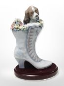 A Lladro figure - A Well Healed puppy, numbered 6744, boxed.