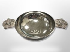 An Elizabeth II Scottish silver quaich, Hamilton & Inches, Edinburgh 2014,