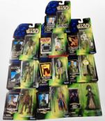 Ten Kenner Star Wars figurines, boxed.