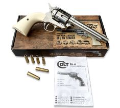 A Umarex Colt Single Action Army CO2 BB revolver .