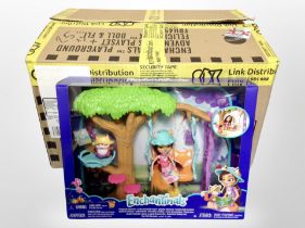 Six Mattel Enchantimals toy sets.