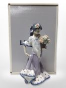 A Lladro figure - Flor Maria, number 5490, boxed.
