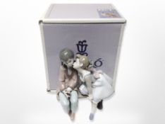 A Lladro figure - Ten and Growing, number 7635,