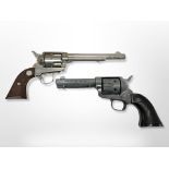 A Sussex Armoury diecast copy of a Colt Single Action Army blank-firing revolver,