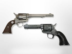 A Sussex Armoury diecast copy of a Colt Single Action Army blank-firing revolver,