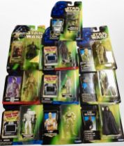 Ten Kenner Star Wars figurines, boxed.